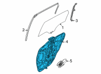 OEM 2022 Kia Seltos Panel Assembly-Rear Door Diagram - 83471Q5000