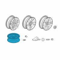 OEM 2022 Honda Odyssey W-WHEEL (19X7) (1/2J) Diagram - 42700-THR-A41