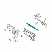 OEM 2013 Lincoln MKS Manifold Gasket Diagram - AA5Z-9448-D