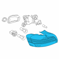 OEM BMW 135is Tail Light, Right Diagram - 63-21-7-273-430