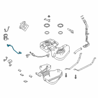 OEM 2016 Ford Special Service Police Sedan Connector Tube Diagram - DG1Z-9324-A