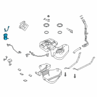 OEM Lincoln Fuel Pump Diagram - DA5Z-9H307-F