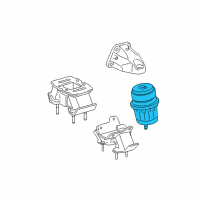 OEM 2015 Lexus IS350 INSULATOR, Engine Mounting Diagram - 12361-31201