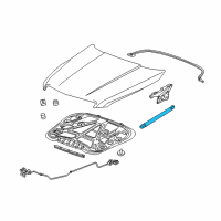 OEM Cadillac ATS Support Cylinder Diagram - 20933968