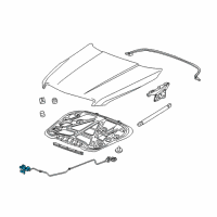 OEM 2014 Cadillac ATS Latch Diagram - 84145129