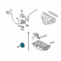 OEM 2018 Ford Fusion Pulley Diagram - CV6Z-6312-D