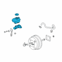 OEM Pontiac G8 Master Cylinder Diagram - 92213566