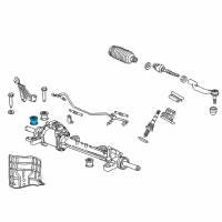 OEM Acura Bush, Steering Gear Box Mounting Diagram - 53685-TL0-G41