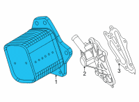 OEM Kia Carnival COOLER ASSY-OIL Diagram - 264103N300