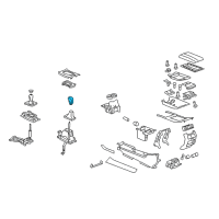 OEM Cadillac CTS Shift Knob Diagram - 22982945