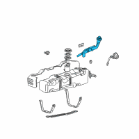 OEM 2010 Ford F-350 Super Duty Filler Pipe Diagram - 8C3Z-9034-KF