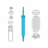 OEM 2010 BMW 135i Rear Shock Absorber Diagram - 33-52-6-782-859