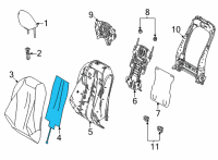 OEM 2021 Toyota Mirai Seat Back Heater Diagram - 87530-30300