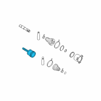 OEM Infiniti Q45 Joint Assembly Outer Diagram - 39211-73L00