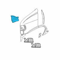 OEM Dodge Ram 3500 Van Shield-Splash Diagram - 55274696AD