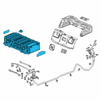 OEM Honda Accord Pack Assy., Battery Diagram - 1D100-5K1-C00