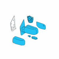 OEM 2008 Infiniti QX56 Mirror Assembly-Outside R Diagram - 96301-ZC900