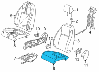 OEM 2022 Honda Civic PAD, R- FR Diagram - 81137-T20-A01