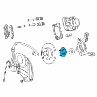OEM Chrysler Wheel Hub Diagram - 4670292AF