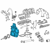 OEM 2018 Chevrolet Silverado 3500 HD Front Cover Diagram - 12671403