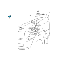 OEM Toyota Sequoia Idler Speed Control Diagram - 89672-47010