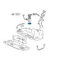 OEM 2005 GMC Canyon Fuel Sender Unit Seal Diagram - 15169841