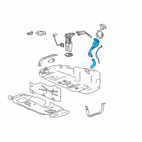 OEM 2011 GMC Canyon Filler Pipe Diagram - 25972296