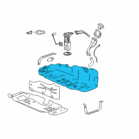 OEM 2008 GMC Canyon Fuel Tank Diagram - 19149348