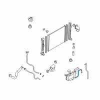 OEM 2012 Infiniti FX50 Hose-Reserve Tank Diagram - 21741-1CA0A