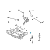 OEM 2004 Honda Accord Rubber, RR. Sub-Frame Stopper Diagram - 50371-SDB-A02