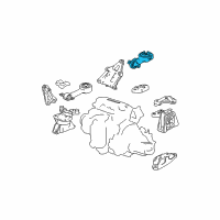 OEM Honda Civic Rod, Torque (Lower) Diagram - 50890-SNA-A82