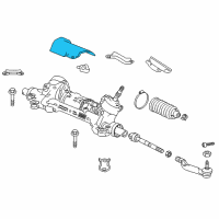 OEM 2021 Honda Accord Plate, Power Steering Heat Baffle Diagram - 53692-TVC-A00