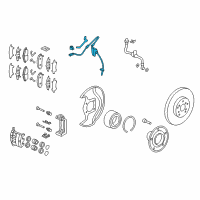 OEM 2018 Honda Pilot Sensor Assembly, Right Front Diagram - 57450-TZ5-A02