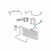 OEM 2003 Dodge Ram 3500 A/C SUCTION & DISCHARGE Diagram - 55057015AD