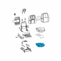 OEM Pontiac Module Kit, Inflator Restraint Front Pass Presence (W/ Sensor) (Remanufacture Diagram - 19258125