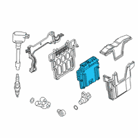 OEM 2020 Honda Civic Control Module, Powertrain Diagram - 37820-5BF-A34