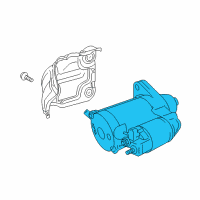 OEM 2022 Lexus GX460 Starter Assy Diagram - 28100-0S060