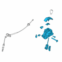 OEM 2011 Hyundai Elantra Lever Assembly-Automatic Transmission Diagram - 46700-3X400