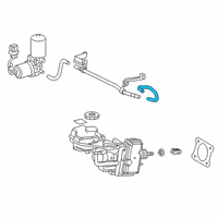 OEM 2020 Toyota Camry Reservoir Hose Diagram - 44571-06050