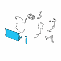 OEM 2006 Pontiac Montana Condenser Diagram - 25813511