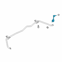 OEM Ford Police Interceptor Utility Stabilizer Link Diagram - DG1Z-5K484-B