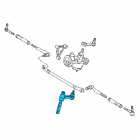 OEM Lincoln Blackwood Idler Arm Diagram - 1L3Z-3350-AB