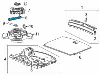OEM Chevrolet Wrench Diagram - 13508360