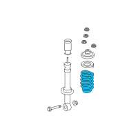 OEM Lincoln Coil Spring Diagram - AL1Z-5560-F