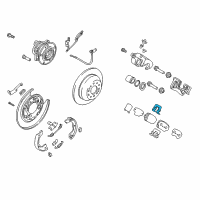 OEM 2018 Hyundai Santa Fe Sport Pad Liner Diagram - 58246-2W100