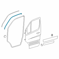 OEM Dodge Sprinter 2500 Seal-Door Diagram - 68005103AA