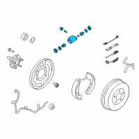 OEM 2010 Mercury Mariner Adjuster Diagram - 8L8Z-2041-A