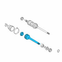 OEM Toyota Camry Inner Joint Diagram - 43040-06060