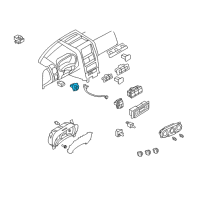 OEM 2010 Ford Explorer Sport Trac Headlamp Switch Diagram - 6L2Z-11654-FAA