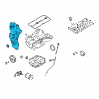 OEM 2015 Nissan NV200 Cover Assy-Front Diagram - 13500-ET000